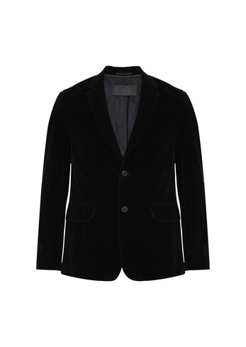 zwart fluwelen jasje