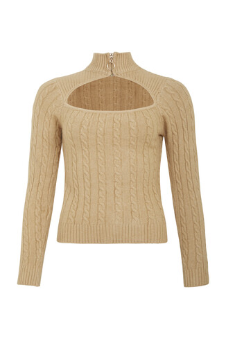 FI4644 TK MAXX CAMEL JUMPER 394